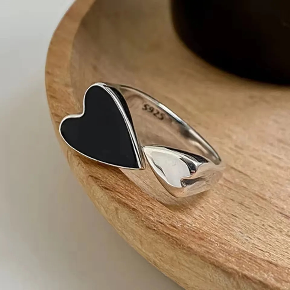VENTFILLE 925 Sterling Silver Wave Ring – Adjustable Irregular Golden Stackable Band - Image 11