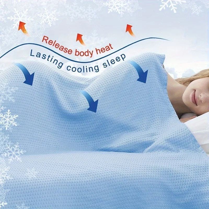 100% Bamboo Fiber Thin Summer Blanket Soft Breathable Sofa Bed Cooling Blanket for Adults Kids Lightweight Air Conditioner Quilt