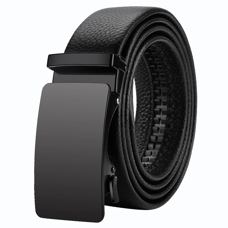 OYIFAN Men Belt Genuine Leather Belt for men Automatic belts Adjustable waistband Business belts 허리띠 - Image 8