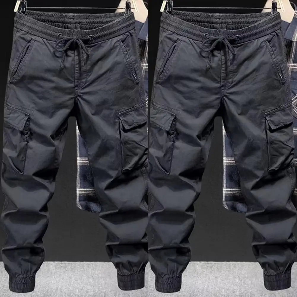 Cargo Pants Men Jogging Casual Pants Cotton Full Length Military Mens Streetwear Mens Work Tracksuit Trousers Plus Size - Image 3