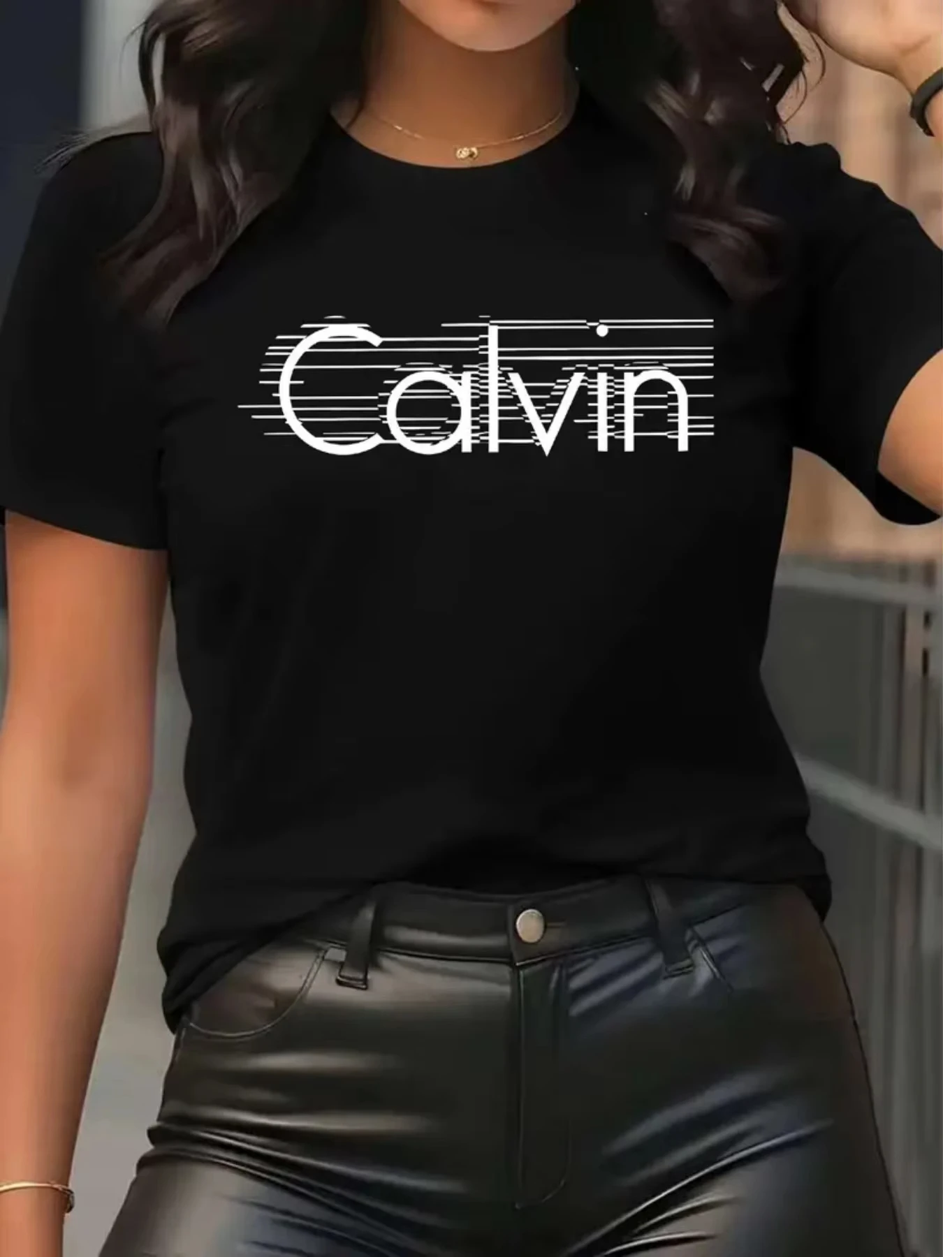 2026 Lady Breathable Casual Fashion Short-Sleeved Cotton T-Shirt - High-Quality Comfortable Brand Summer T-Shirt Top