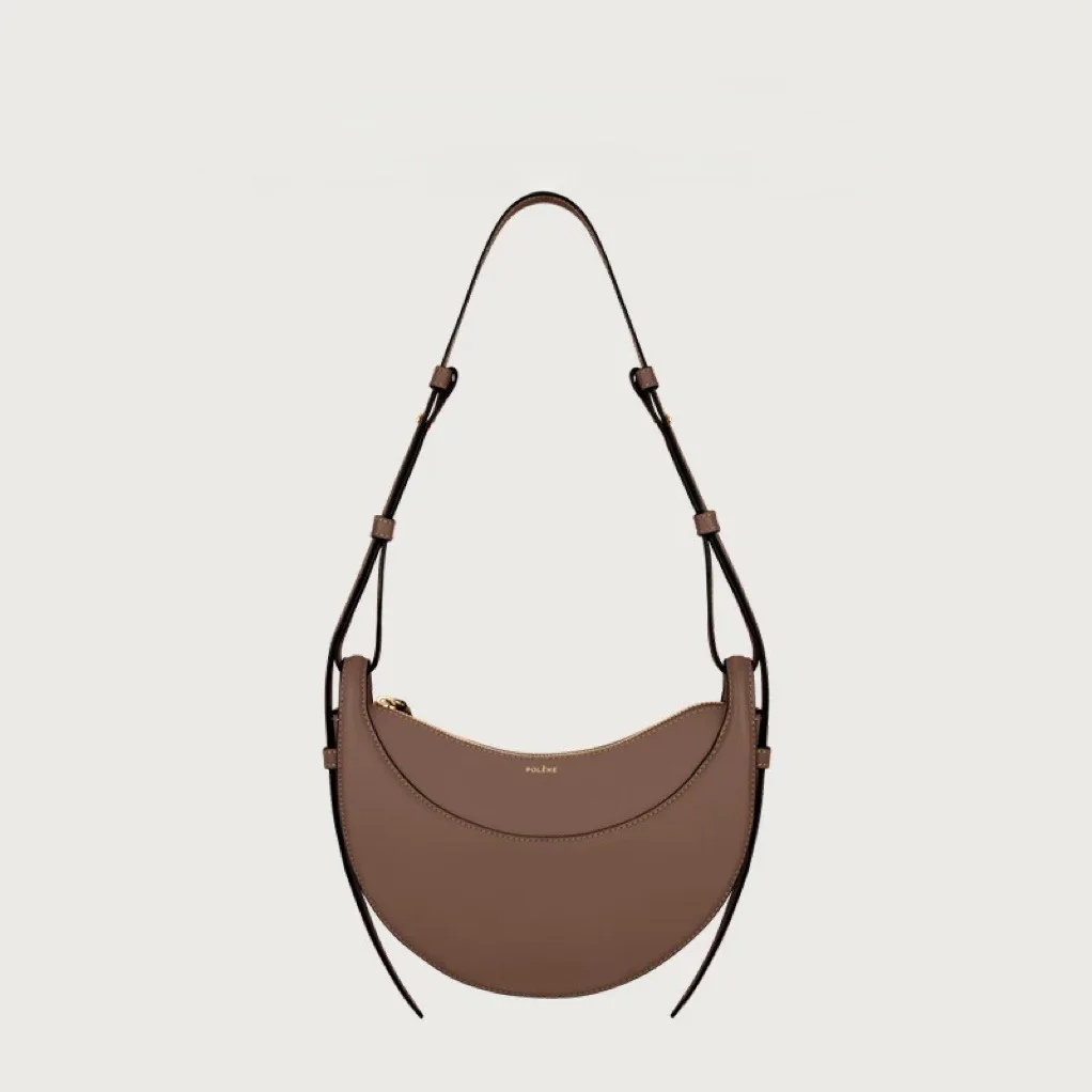 2026 Unique Design Genuine Leather Crescent Bag Premium Shoulder Crossbody Underarm Bag Light Luxury Work Handbag For Women - Image 12