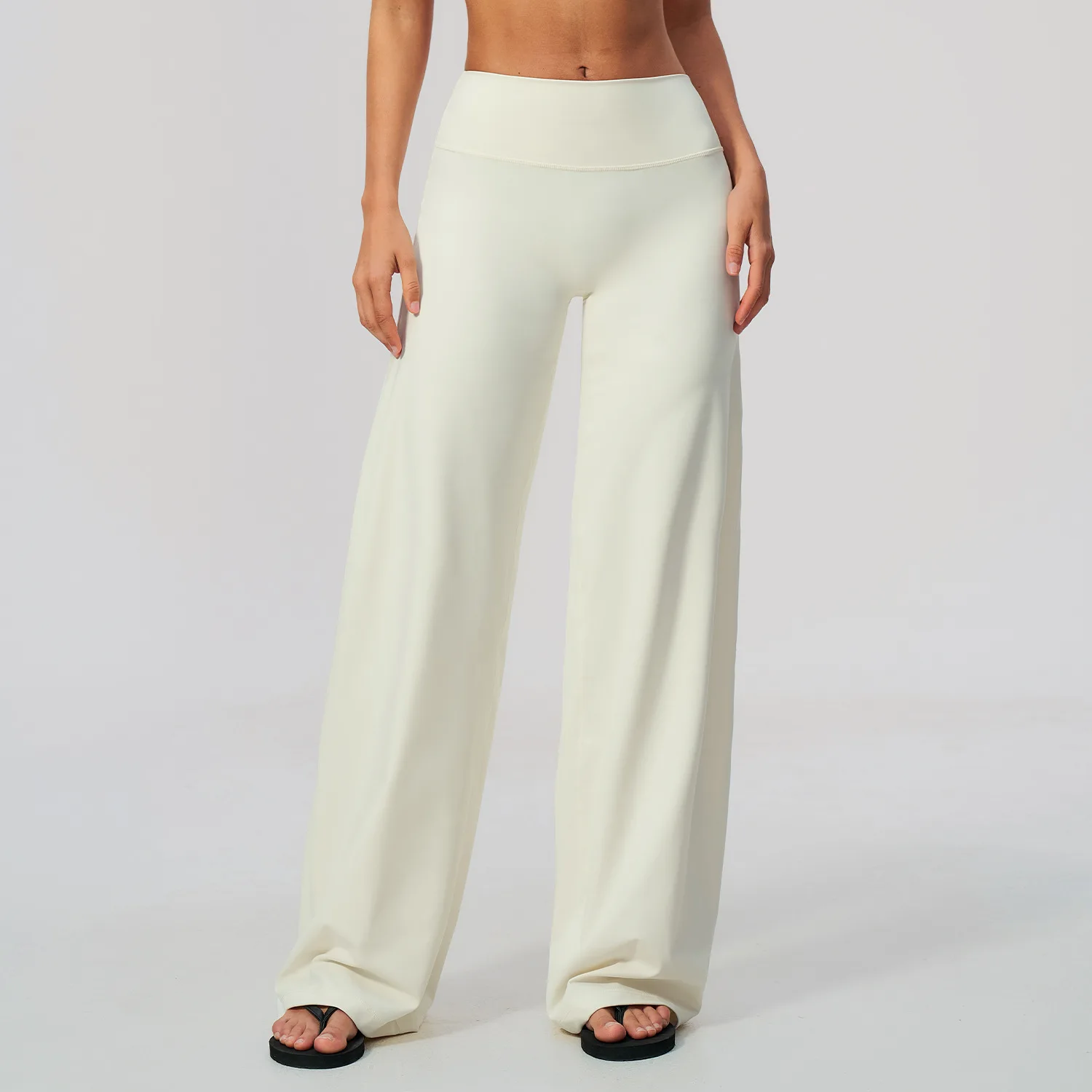 Summer Yoga Pants Women's High Waist Sports Flared Pants Fitness Wide-Leg Pants Athletic Wear Running Workout Flared Trousers - Image 19