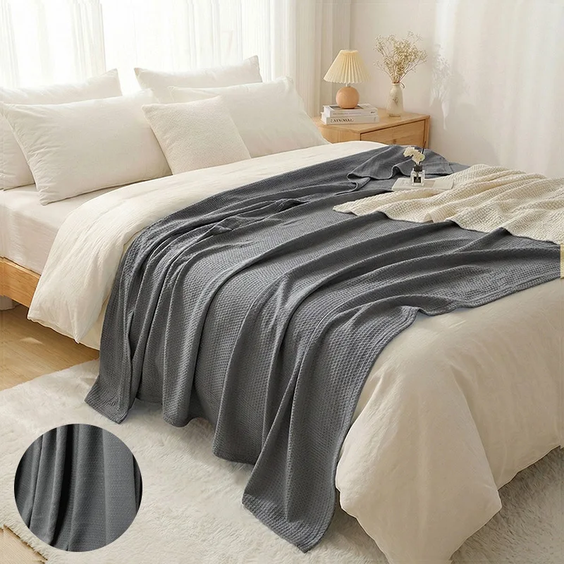 100% Bamboo Fiber Thin Summer Blanket Soft Breathable Sofa Bed Cooling Blanket for Adults Kids Lightweight Air Conditioner Quilt - Image 14