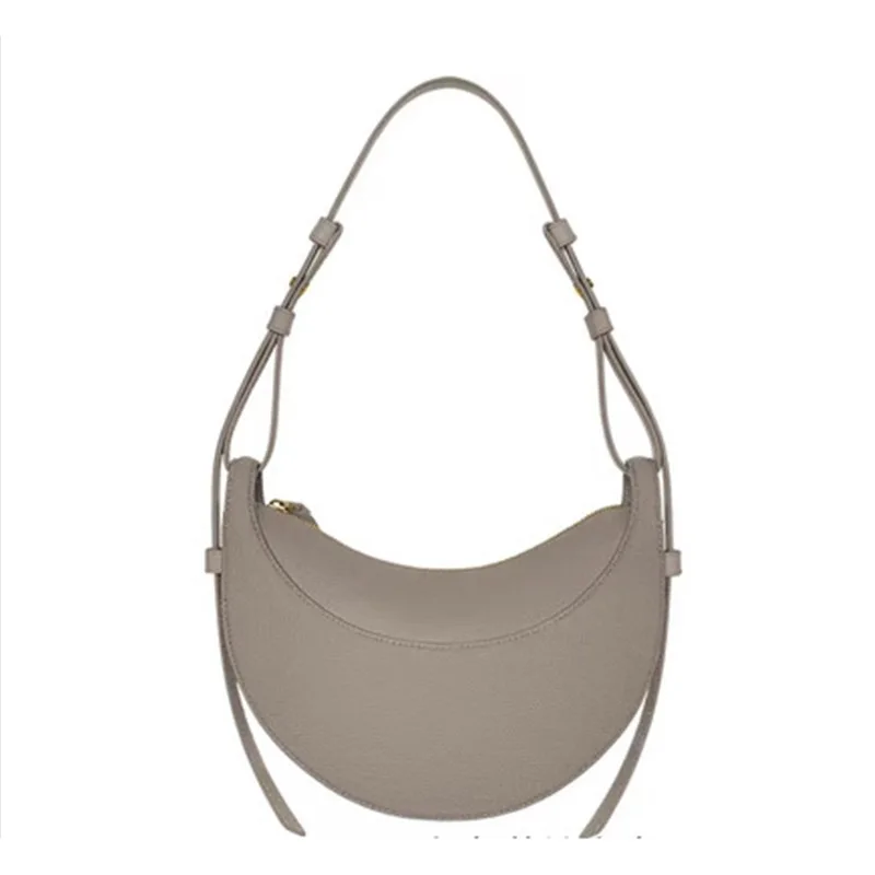 2026 Unique Design Genuine Leather Crescent Bag Premium Shoulder Crossbody Underarm Bag Light Luxury Work Handbag For Women - Image 8