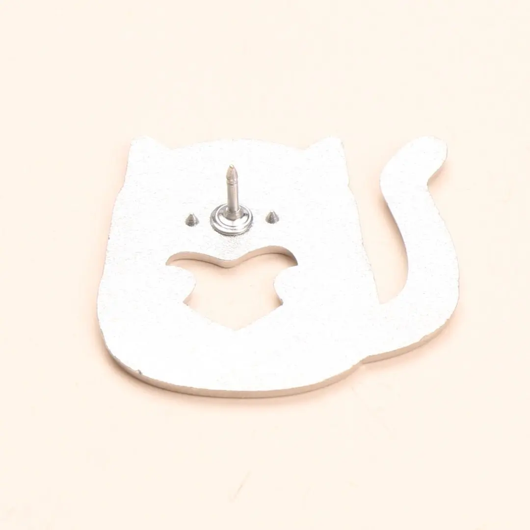 Cute and Quirky Cat Brooches: Dark and Whimsical Metal Pins for Clothing, Bags, and Unique Accessories - Image 5