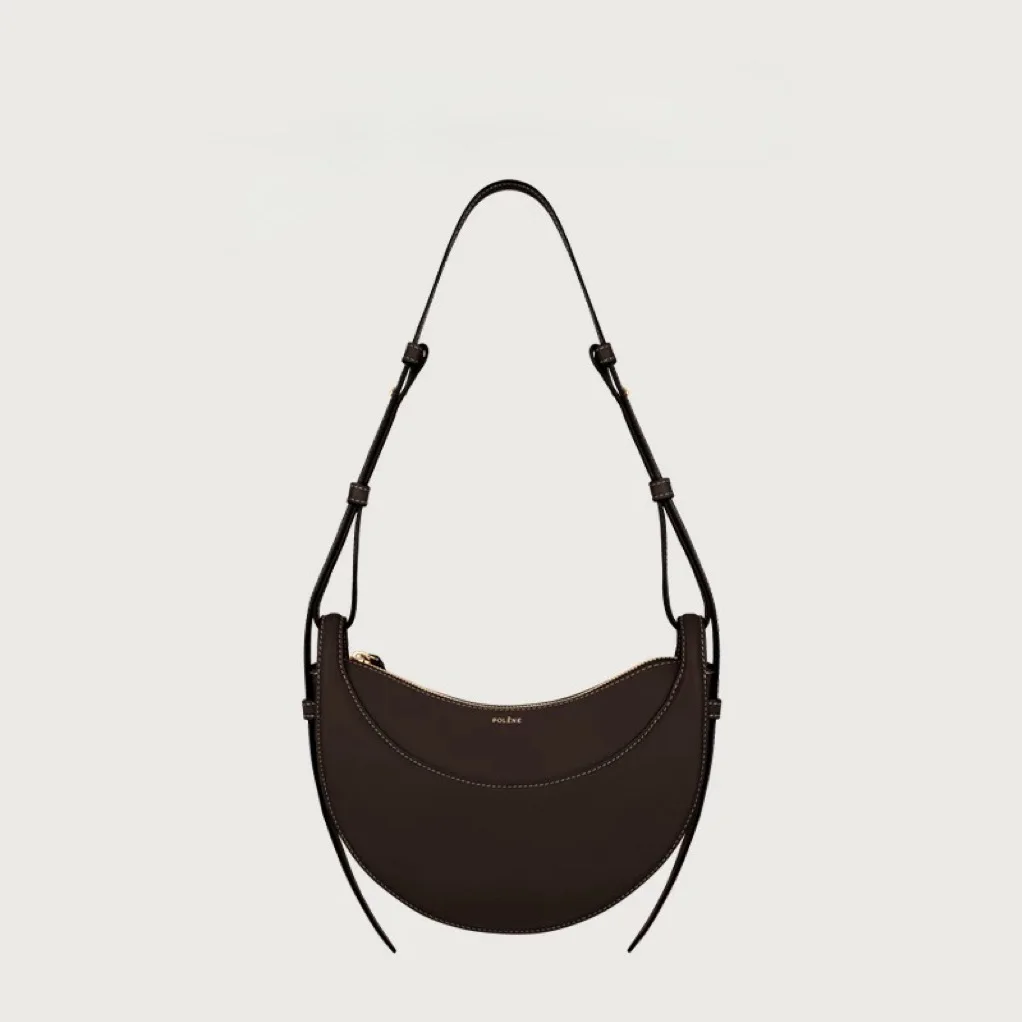 2026 Unique Design Genuine Leather Crescent Bag Premium Shoulder Crossbody Underarm Bag Light Luxury Work Handbag For Women - Image 11