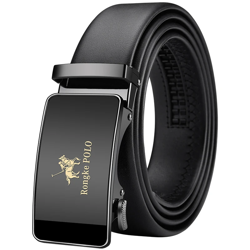 OYIFAN Men Belt Genuine Leather Belt for men Automatic belts Adjustable waistband Business belts 허리띠 - Image 9