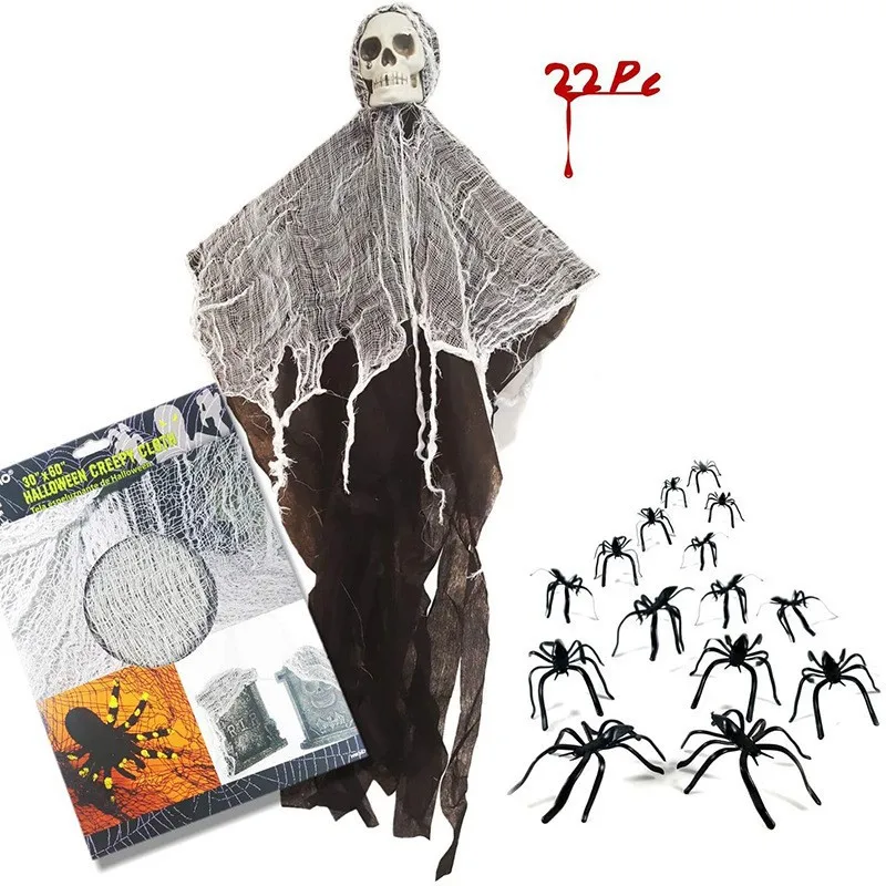 Horror Schedel Hanger Variabele Vorm Schedel Halloween Prop Party Outdoor Spookhuis Bar Halloween Decoration - Image 6
