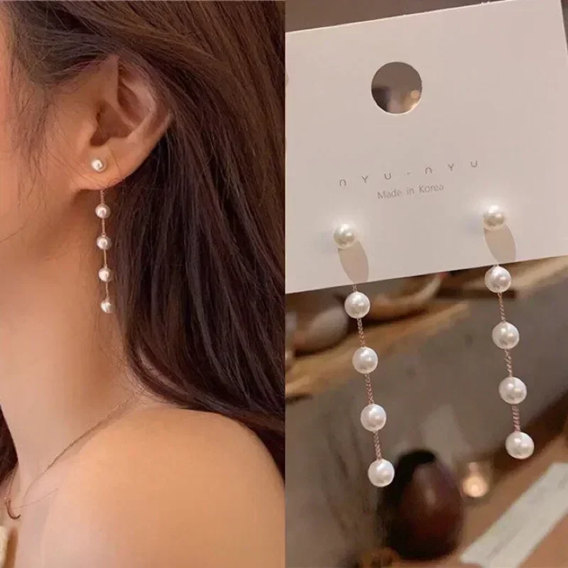 New Minimalist Long Wavy Fringe Earrings New Women Fashionable Hanging Earrings High-End Jewelry Minimalist Accessories Gifts - Image 13