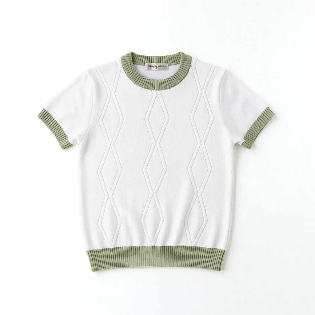 Fashion Boys Knit Polo Shirt Summer Short Sleeve Ribbed Pullover Knit Tees Soft Breathable Kids Knit Tshirts School Daily Wear - Image 9
