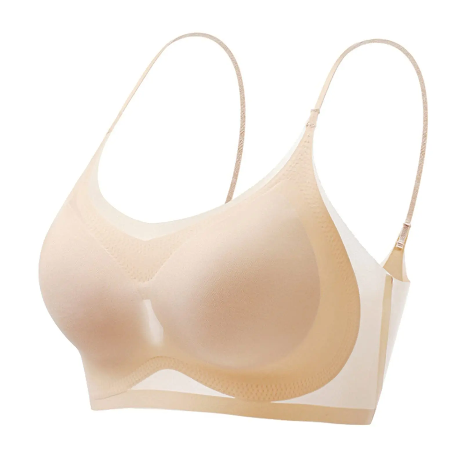 New Women Sexy Push Up Bra Seamless Ultra-Thin Ice Silk Bra Intimates Wireless Bralette Underwear Air Cooling Brassiere With Pad - Image 9