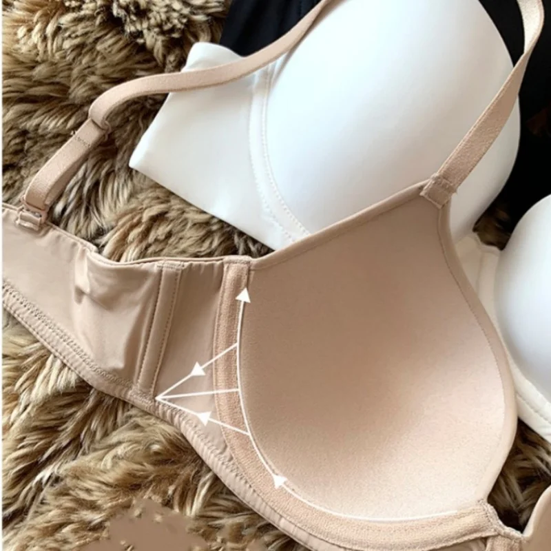 Push-Up Bras For Women Underwire Bra Seamless Smooth Brassiere 3/4 Fixed Cup Soft Top Women's Underwear Daily Lingerie S-X - Image 5