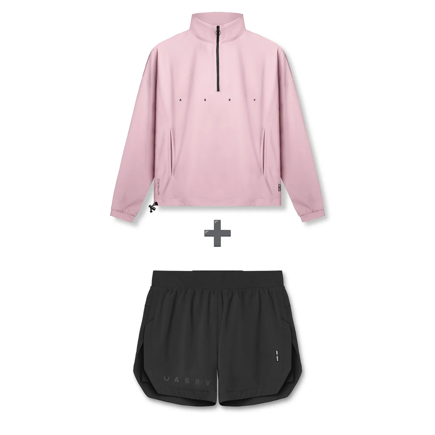 Men 2-Piece Activewear Set Half-Zip Pullover 2-in-1 Shorts Quick Dry Water Repellent Drop Shoulder Workout Running Tracksuit - Image 13