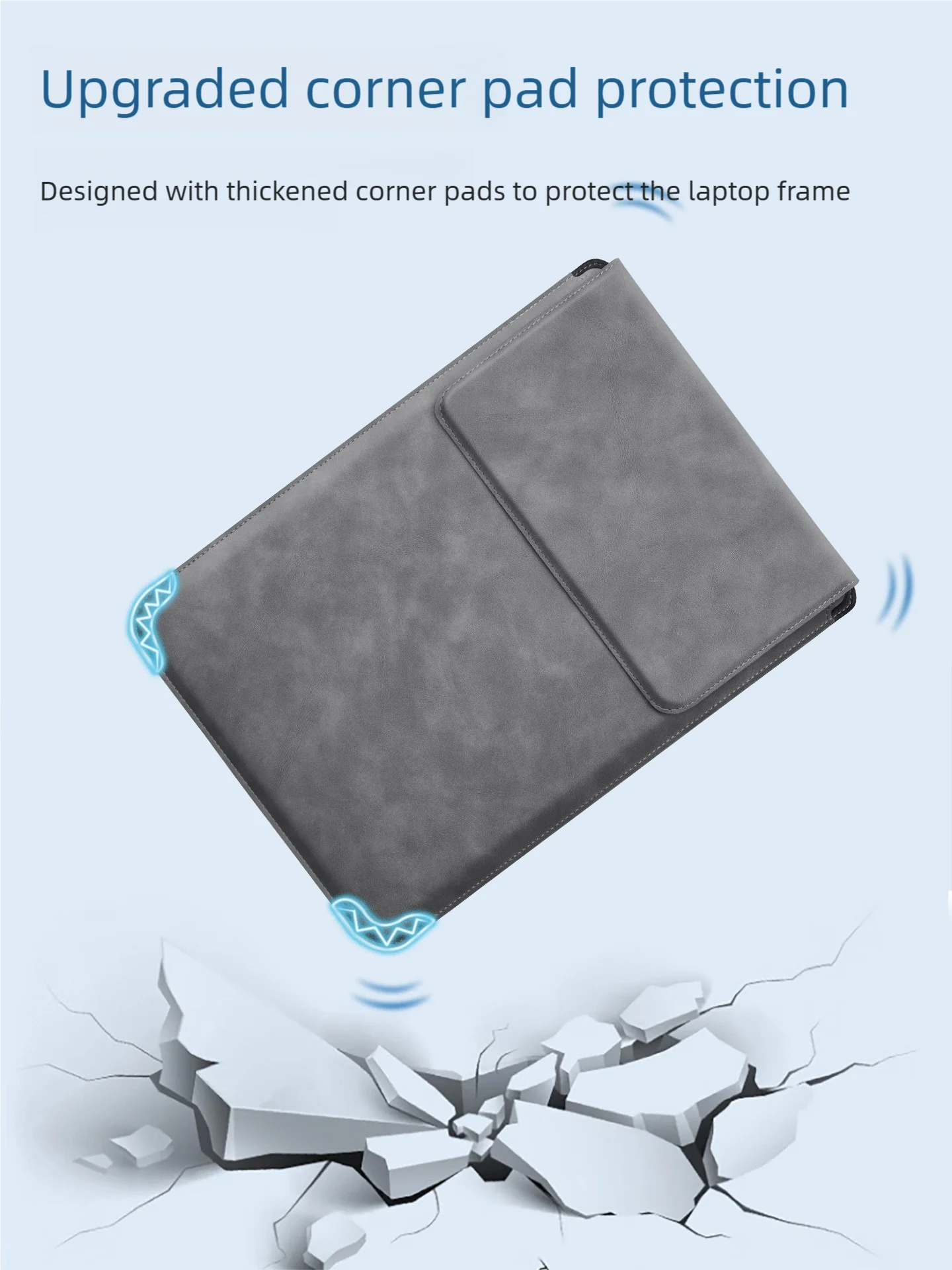 Laptop Sleeve Case 13 14 15 15.6 16Inch For Huawei HP DELL Bag For Macbook Air Pro 13 13.6 M4 Notebook Case with Stand Men Women - Image 4