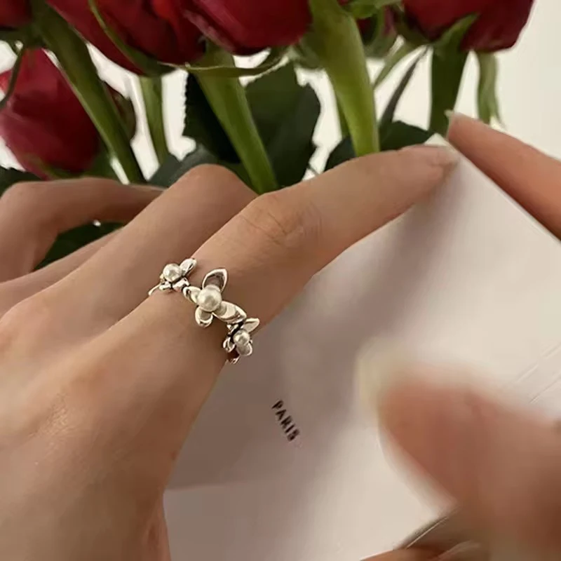 VENTFILLE 925 Sterling Silver Wave Ring – Adjustable Irregular Golden Stackable Band - Image 20
