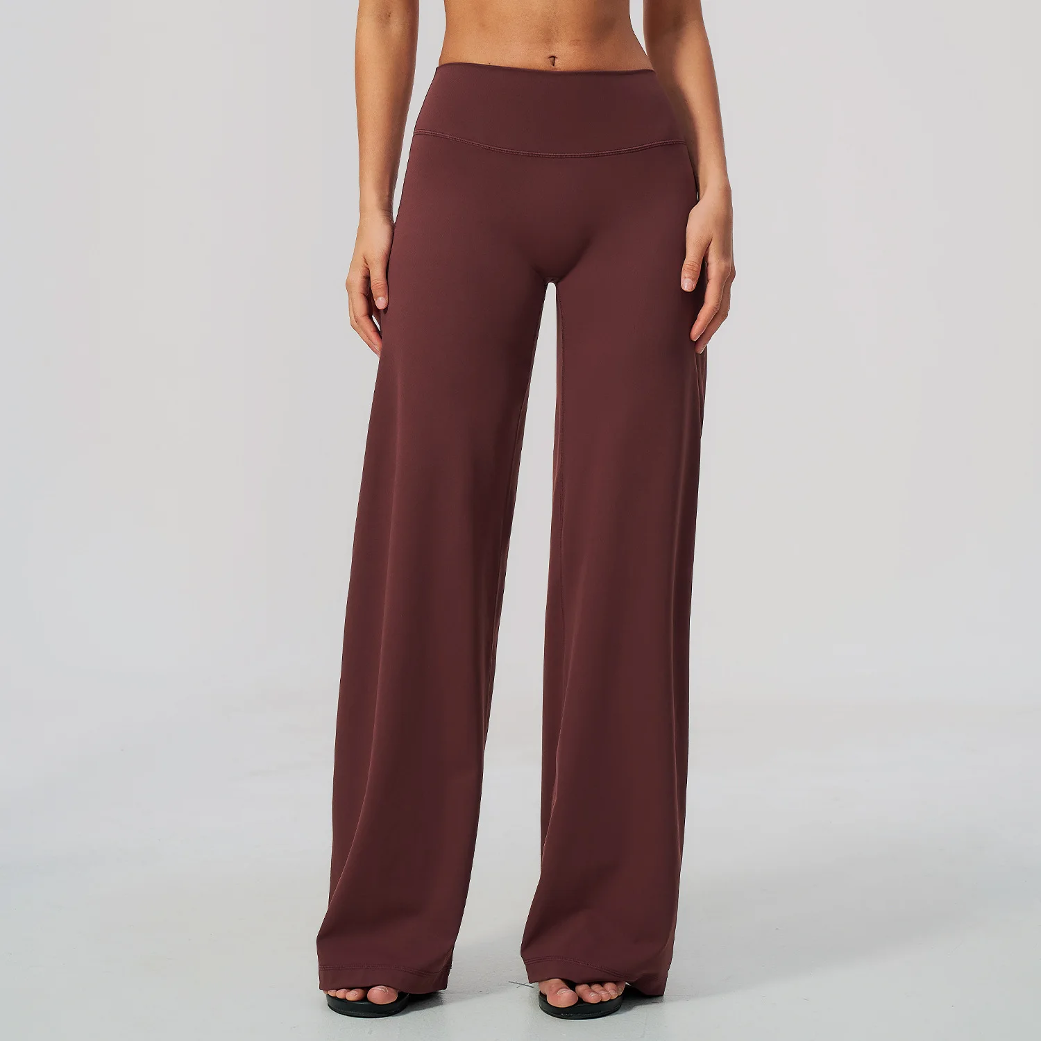 Summer Yoga Pants Women's High Waist Sports Flared Pants Fitness Wide-Leg Pants Athletic Wear Running Workout Flared Trousers - Image 10