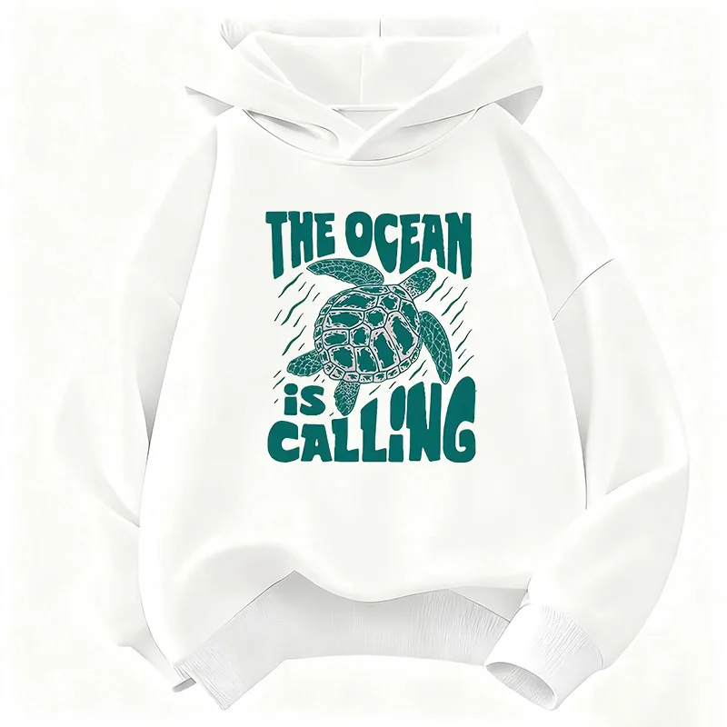 Fashion Sea Turtle Girls Hooded Kids Design Children's Sweatshirt Cute Hoody for Boys Girls Casual Hoodies for Spring - Image 6