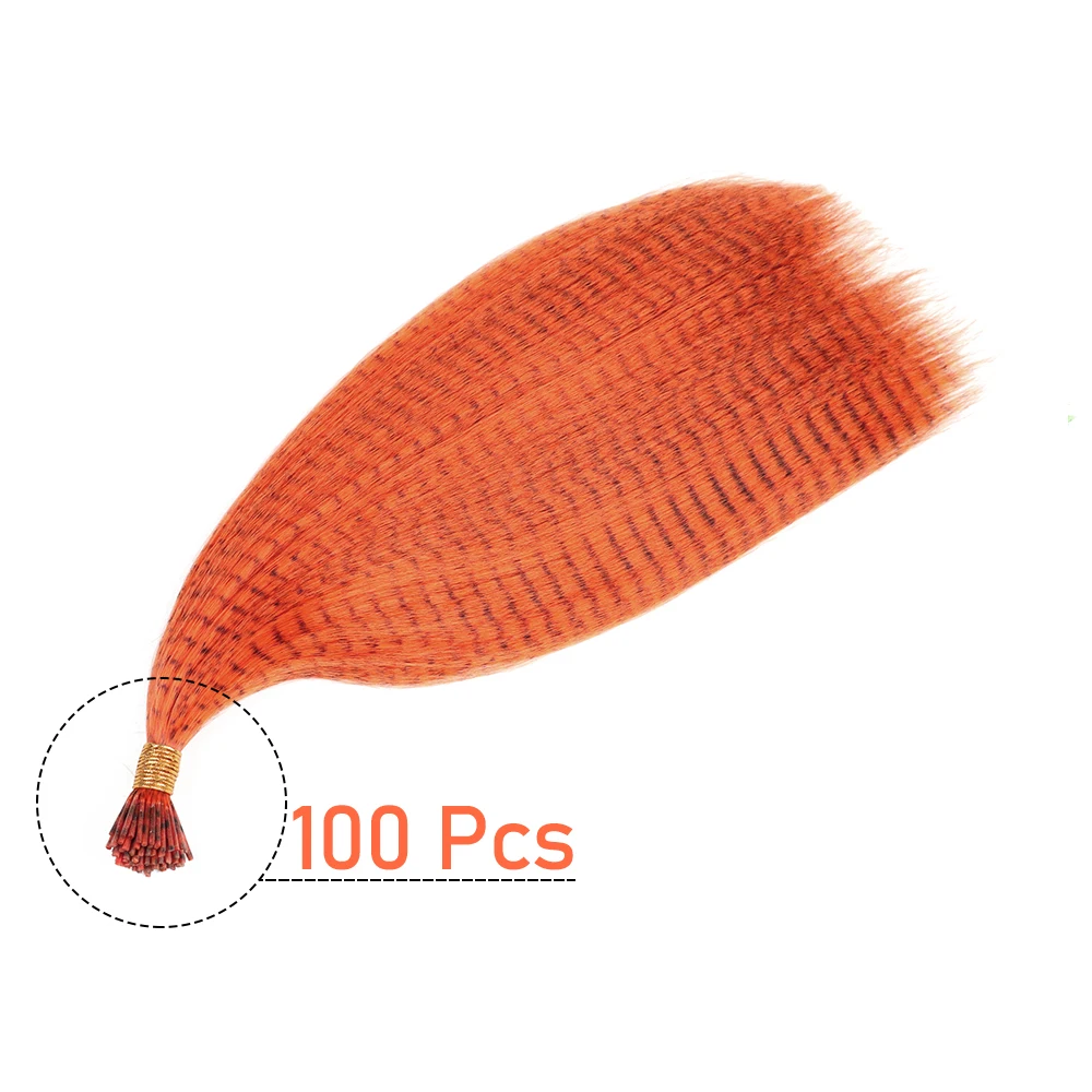 48Pcs Women's Colorful Synthetic Hair Extensions Set 38 Colors Tinsel Wig 26 Colors Feather Extensions Tool Kit for Hairdressing - Image 25