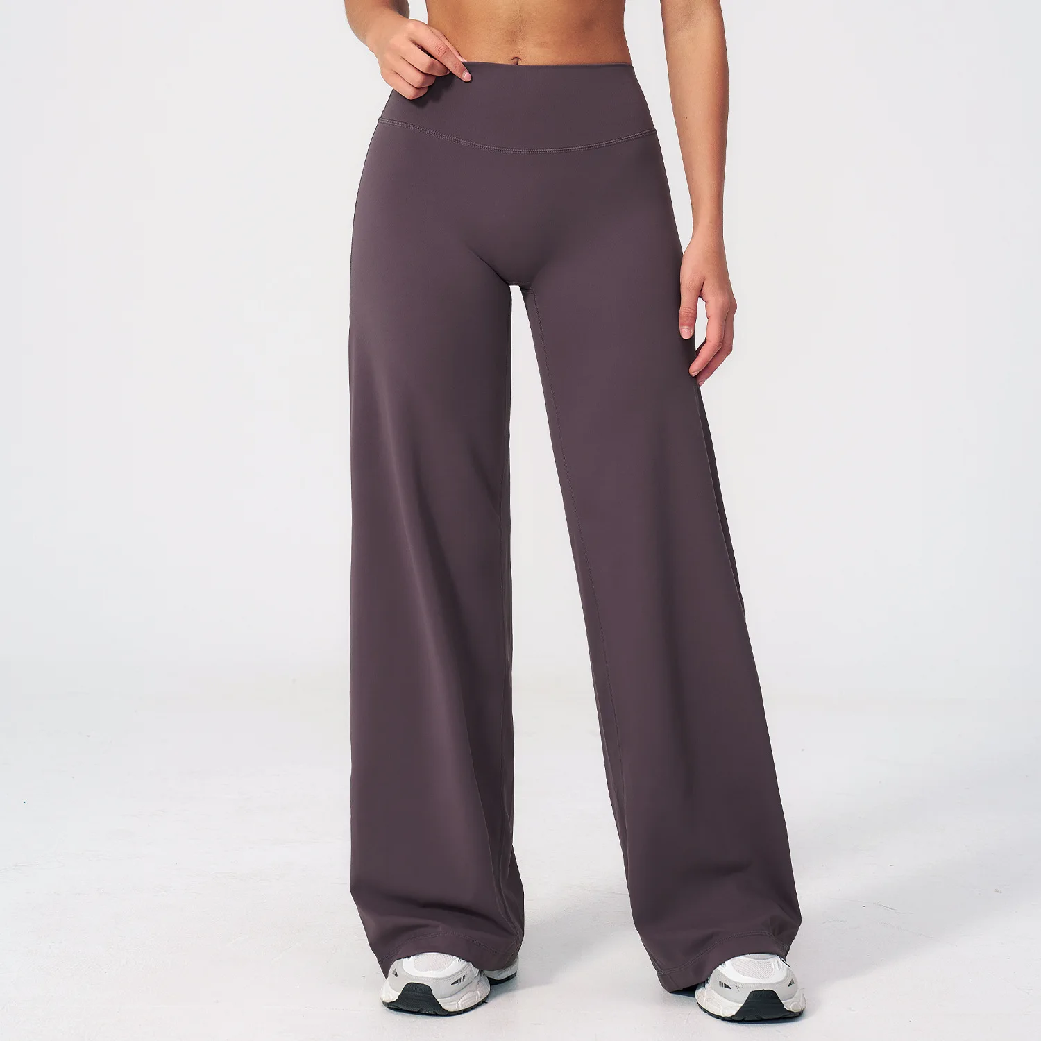Summer Yoga Pants Women's High Waist Sports Flared Pants Fitness Wide-Leg Pants Athletic Wear Running Workout Flared Trousers - Image 11