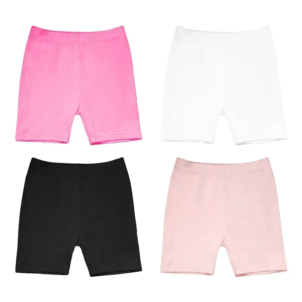 4pcs Girls Short Safety Pants Candy Color Modal Dance Leggings Kids Underwear Children Summer Cute Shorts Underpants 3-12 Years - Image 14