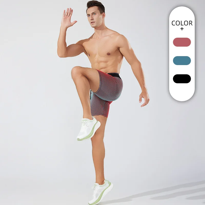Compression Shorts Gym Man Double Deck Sports Fitness Shorts Male Sportswear Women Yoga Workout Marathon Sporty Running Shorts - Image 4