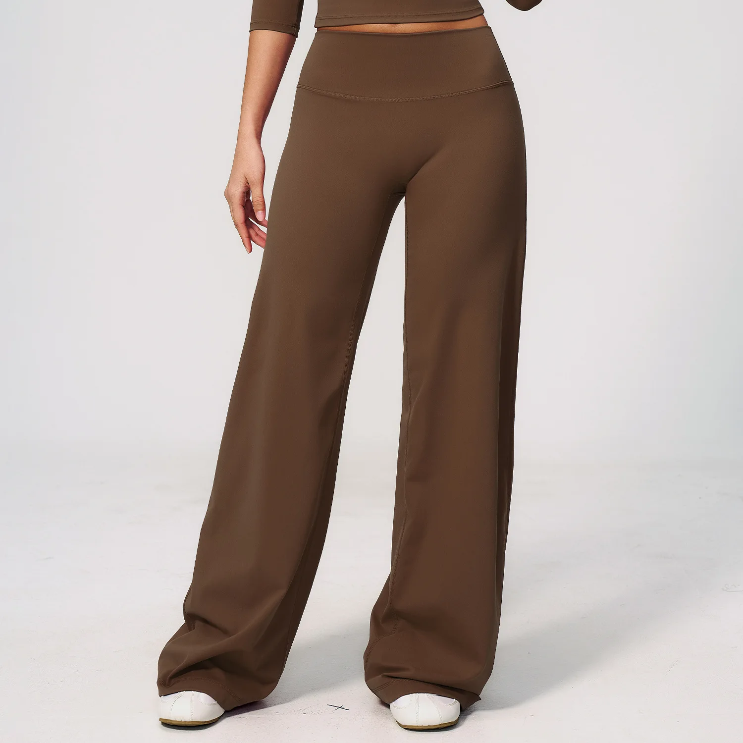 Summer Yoga Pants Women's High Waist Sports Flared Pants Fitness Wide-Leg Pants Athletic Wear Running Workout Flared Trousers - Image 23