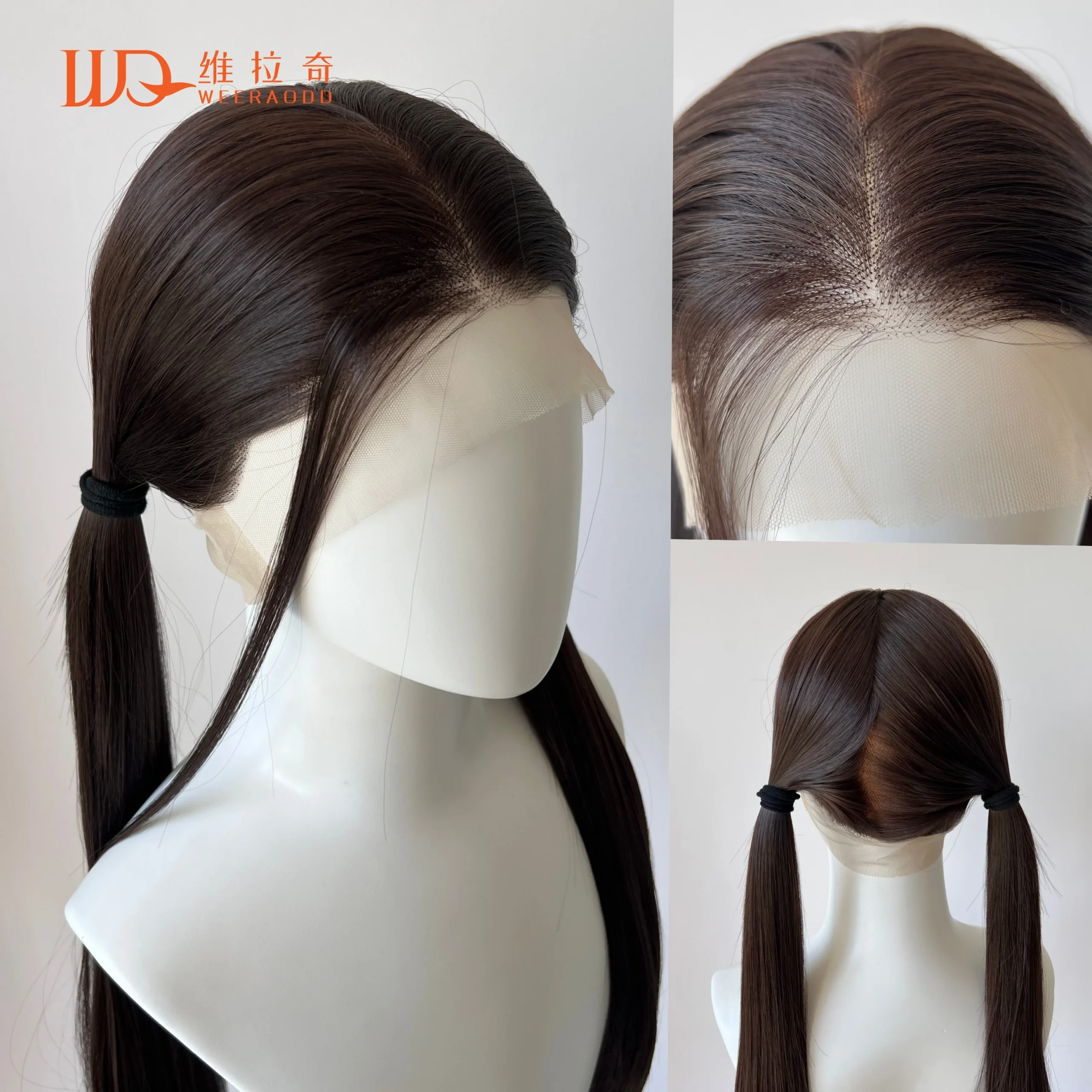 Light Blonde Color Synthetic Full Lace Wigs for Black Women Heat Resistant 26 Inch Long Straight Full Hand Tied Free Part 150% - Image 11