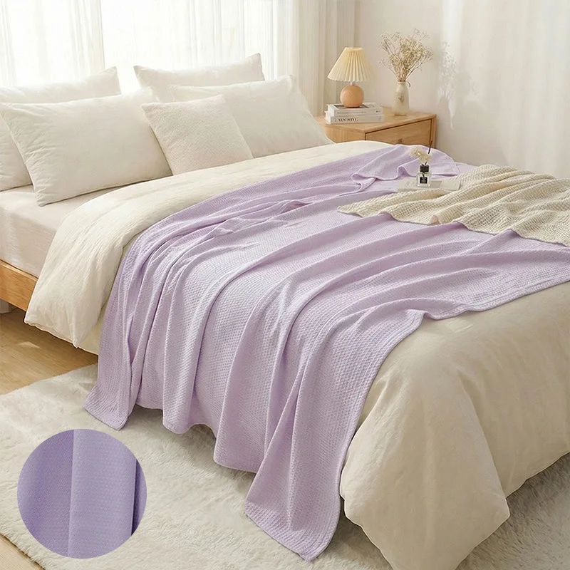 100% Bamboo Fiber Thin Summer Blanket Soft Breathable Sofa Bed Cooling Blanket for Adults Kids Lightweight Air Conditioner Quilt - Image 11