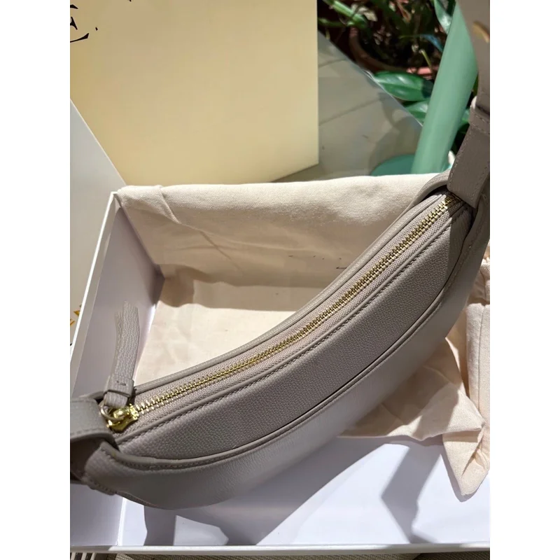 2026 Unique Design Genuine Leather Crescent Bag Premium Shoulder Crossbody Underarm Bag Light Luxury Work Handbag For Women - Image 2