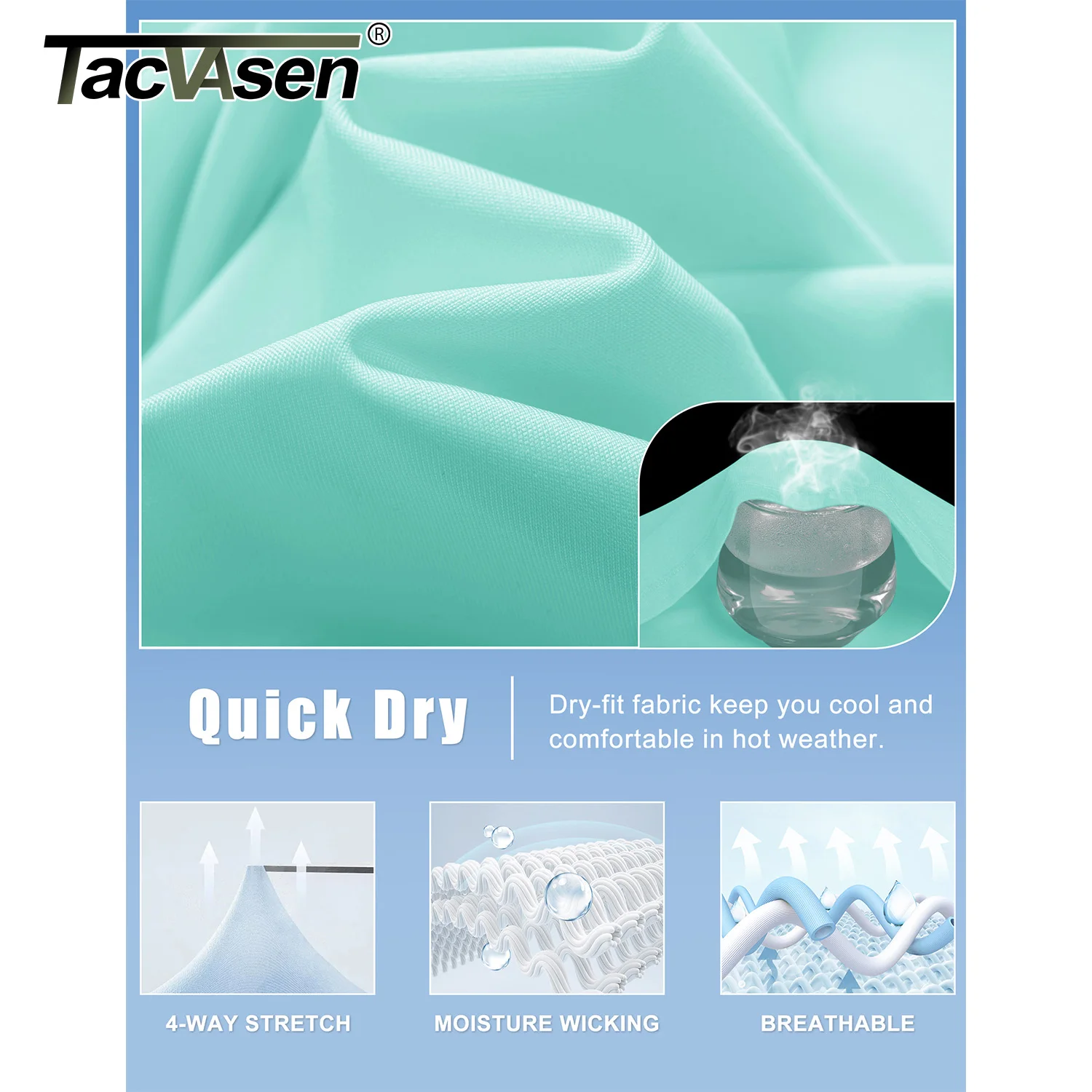 TACVASEN Womens UPF50+ Sleeveless Polo Shirt 1/4 Zip Quick Dry Breathable 4Way Stretch Golf Tank Tops V Neck Slim Fit Activewear - Image 5