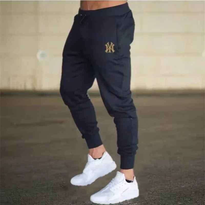 Men's pants, summer casual pants, new men's fitness and jogging suit, sports pants, Harajuku street wear, thin pants - Image 2