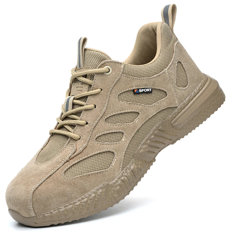 Summer Breathable Work Safety Shoes Work Steel Toe Shoes Anti Smashing Anti Stabbing Indestructible Shoes Protection Boots Men - Image 8
