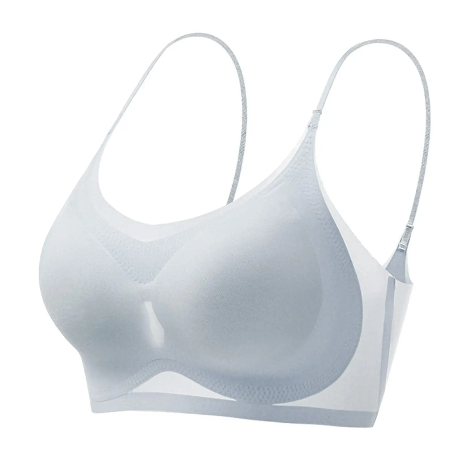 New Women Sexy Push Up Bra Seamless Ultra-Thin Ice Silk Bra Intimates Wireless Bralette Underwear Air Cooling Brassiere With Pad - Image 8