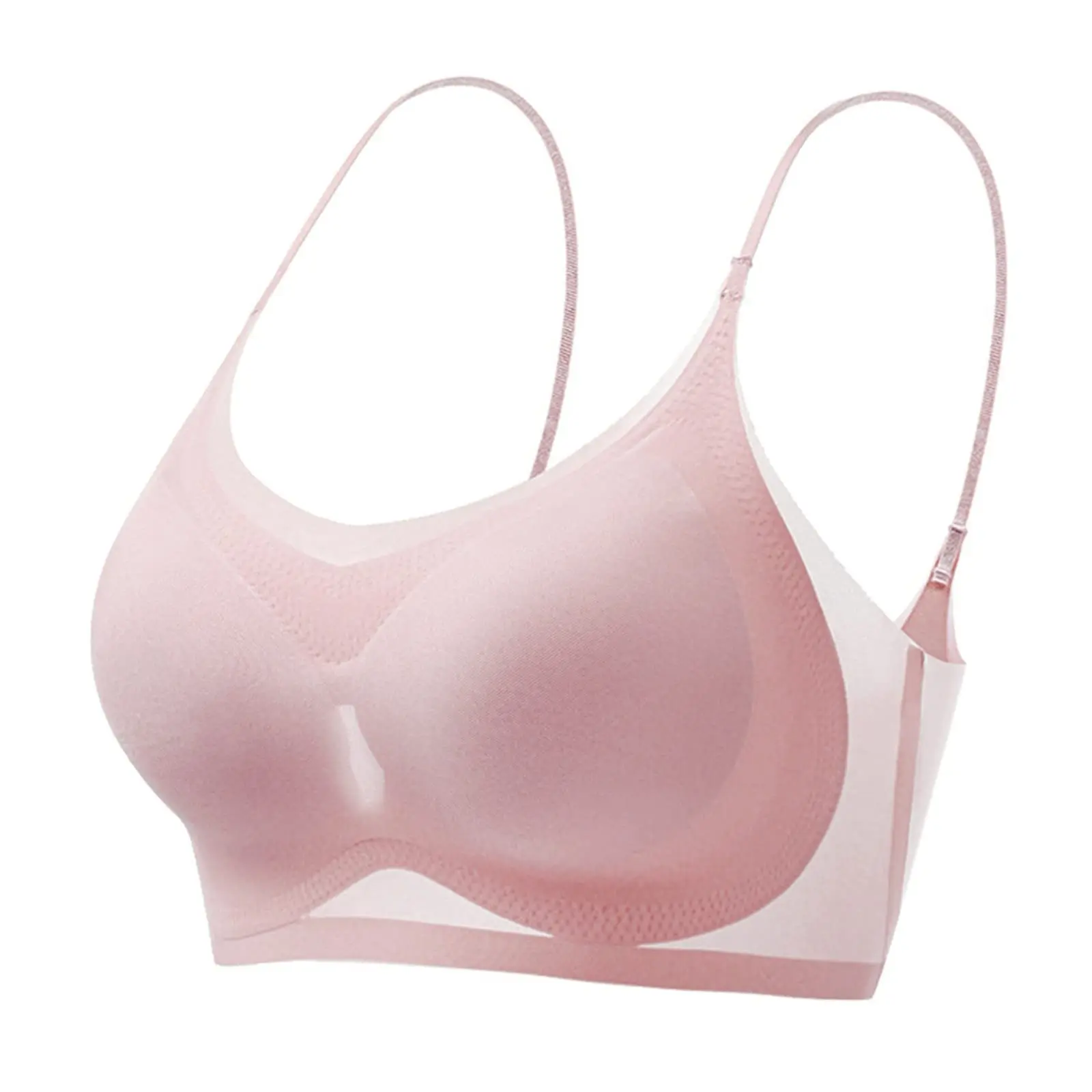 New Women Sexy Push Up Bra Seamless Ultra-Thin Ice Silk Bra Intimates Wireless Bralette Underwear Air Cooling Brassiere With Pad - Image 7