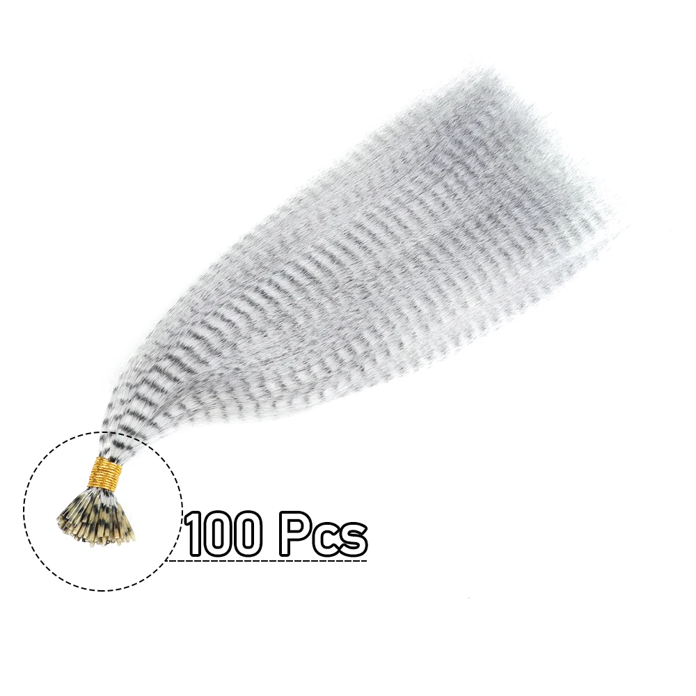 48Pcs Women's Colorful Synthetic Hair Extensions Set 38 Colors Tinsel Wig 26 Colors Feather Extensions Tool Kit for Hairdressing - Image 22