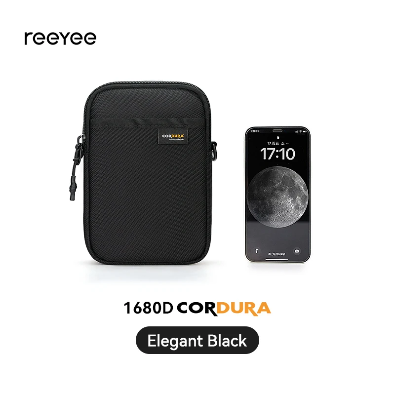 ReeYee Waterproof Crossbody Phone Bag, 1L Compact Lightweight Sling Pack, Durable Cordura Anti-Scuff Shoulder Handbag - Image 8