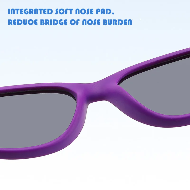 Kids Polarized Sunglasses UV400 Flexible TPEE Frame Boys Girls Sports Cycling Hiking Beach Travel Sun Shades Windproof Eyeglass - Image 5