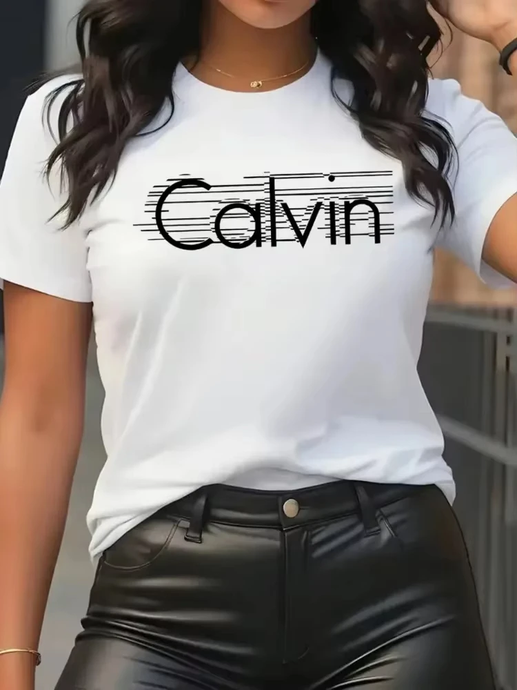 2026 Lady Breathable Casual Fashion Short-Sleeved Cotton T-Shirt - High-Quality Comfortable Brand Summer T-Shirt Top - Image 4
