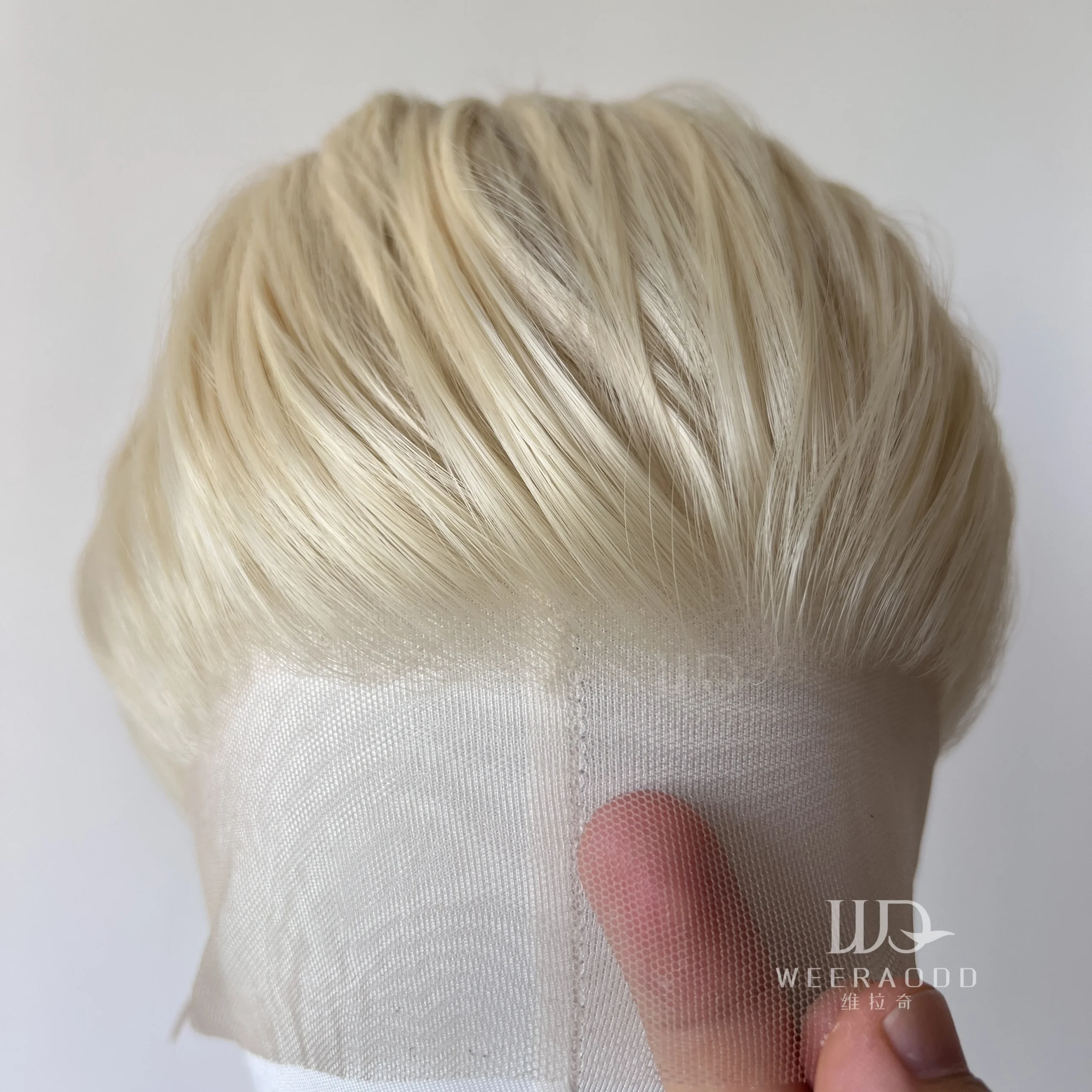 Light Blonde Color Synthetic Full Lace Wigs for Black Women Heat Resistant 26 Inch Long Straight Full Hand Tied Free Part 150% - Image 4