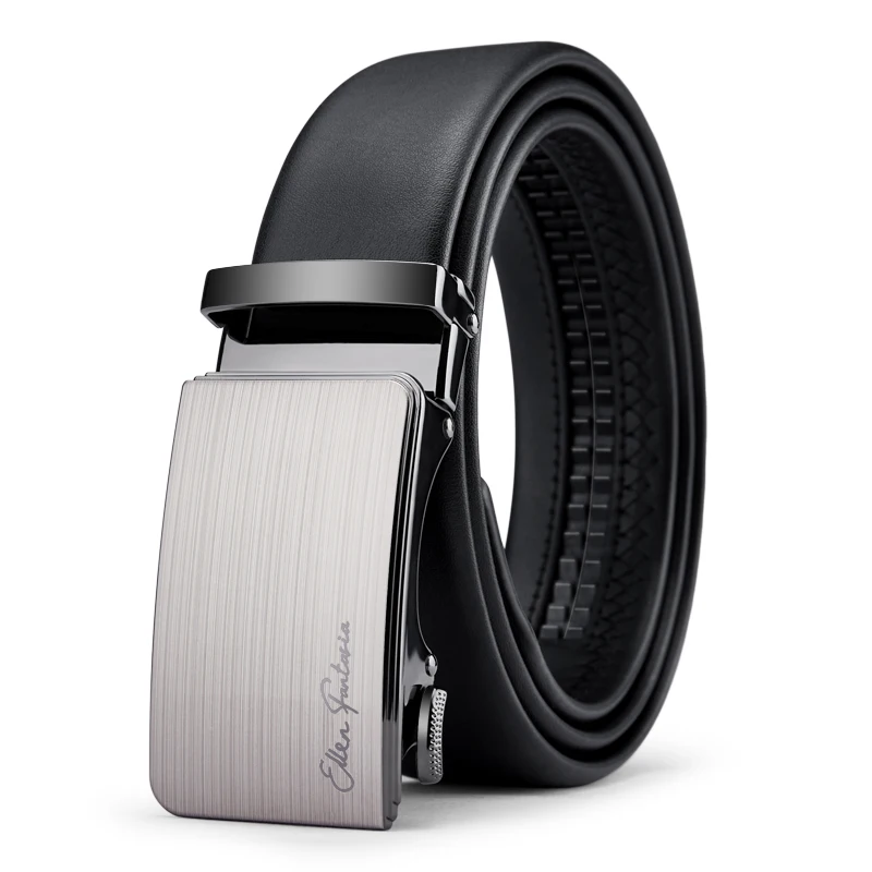 OYIFAN Men Belt Genuine Leather Belt for men Automatic belts Adjustable waistband Business belts 허리띠 - Image 7
