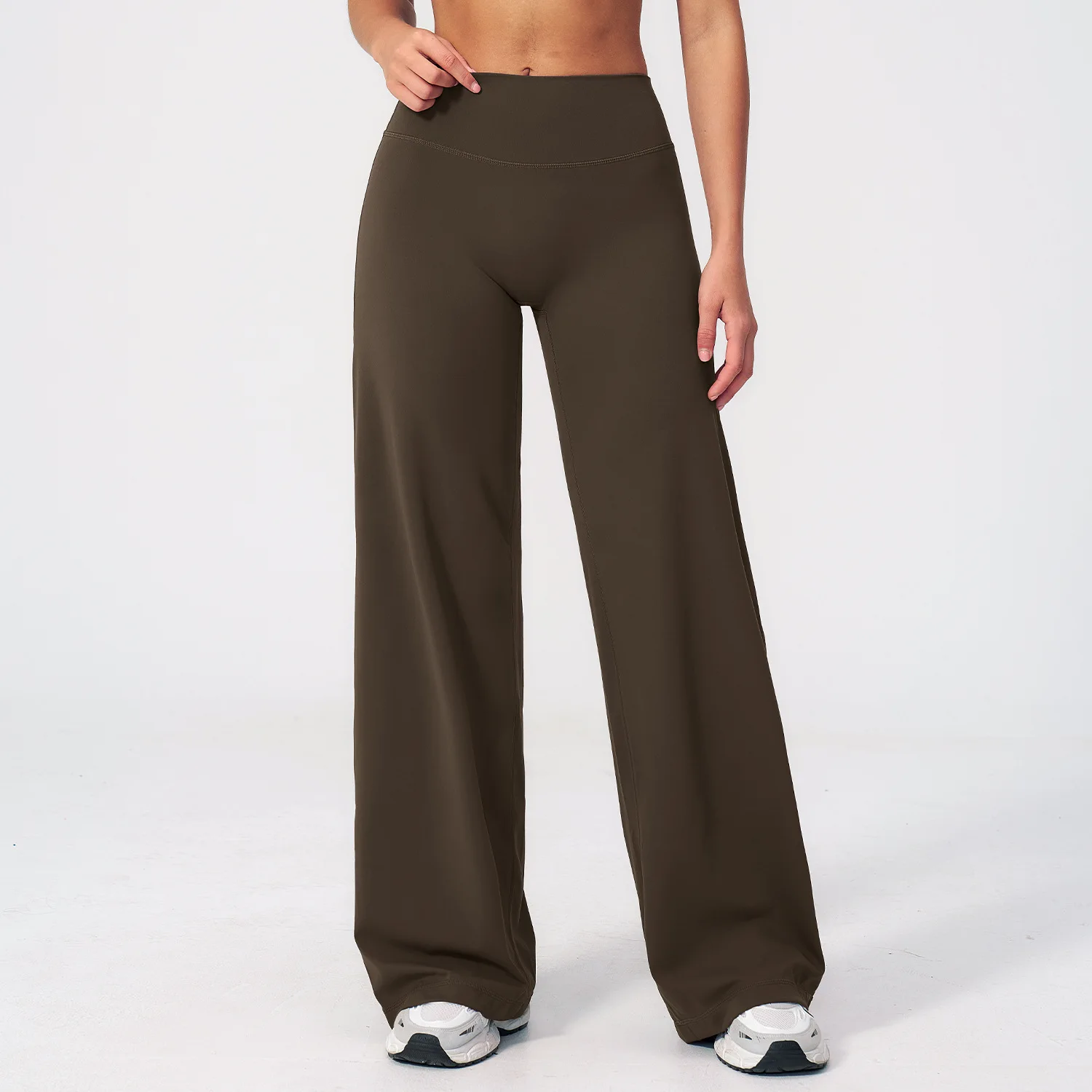 Summer Yoga Pants Women's High Waist Sports Flared Pants Fitness Wide-Leg Pants Athletic Wear Running Workout Flared Trousers - Image 12