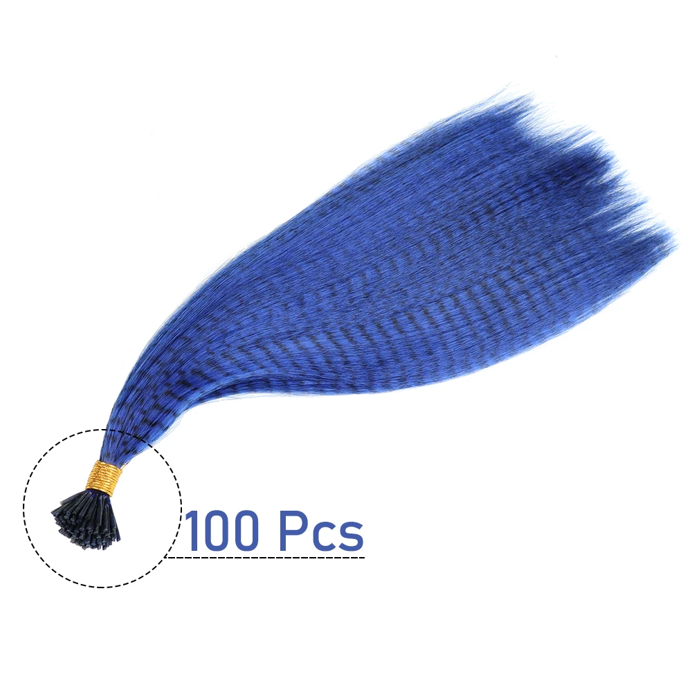 48Pcs Women's Colorful Synthetic Hair Extensions Set 38 Colors Tinsel Wig 26 Colors Feather Extensions Tool Kit for Hairdressing - Image 23