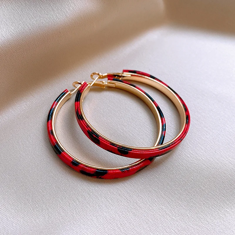 Shiny Big Circel Cross Hoop Earrings for Women Exquisite Rhinestones Ear Buckles Earrings High-end Geometric Ear Rings Jewelry - Image 19