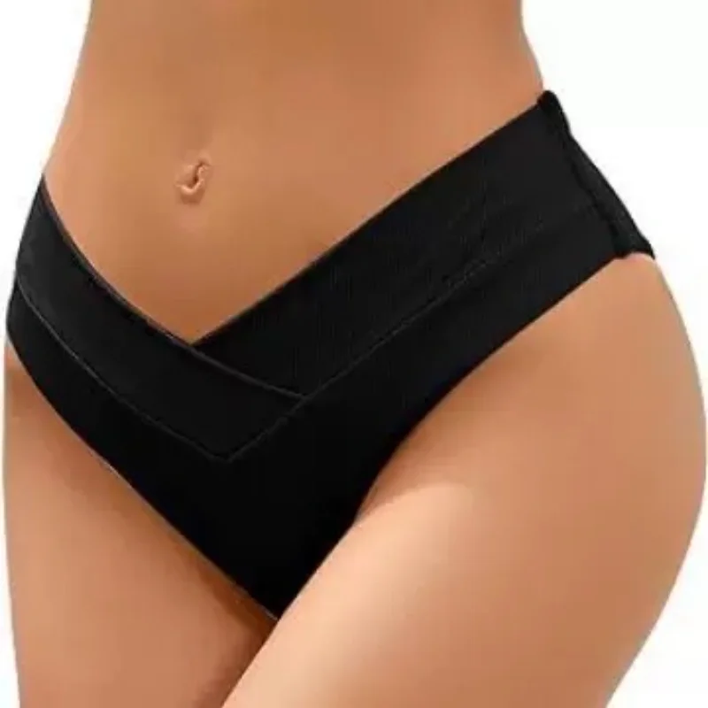 Women High Waisted Brazilian Bikini Set Sexy V Cheeky Swimwear - Image 3