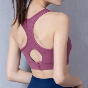 Plus Size Women's Sports Bra High Support Breathable Moisture Wicking Running Workout Fitness Athletic Underwear