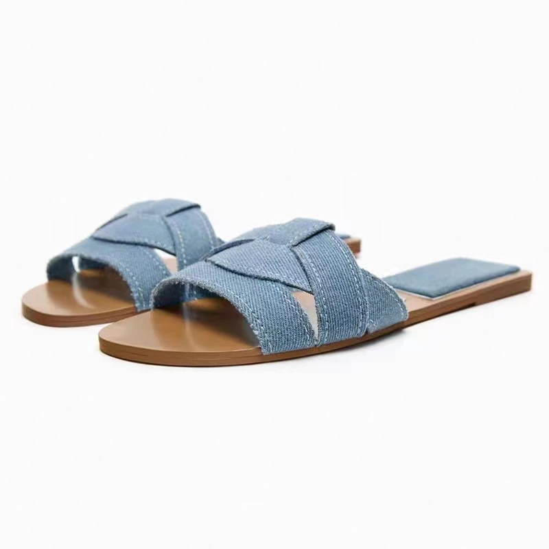 New Summer Designer Women'S Solid Color Fashion Slippers Zapatos De Mujer Women'S Shoes Slippers Women Slippers Women Shoes - Image 8