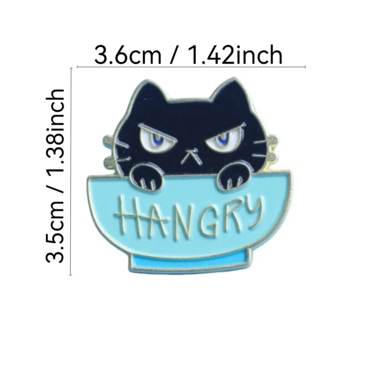 Cute and Quirky Cat Brooches: Dark and Whimsical Metal Pins for Clothing, Bags, and Unique Accessories - Image 17
