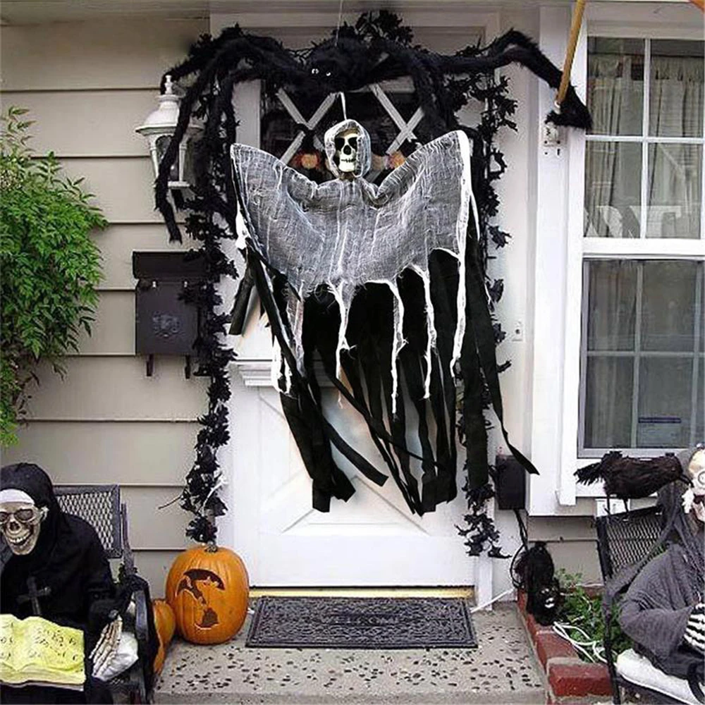 Horror Schedel Hanger Variabele Vorm Schedel Halloween Prop Party Outdoor Spookhuis Bar Halloween Decoration - Image 4