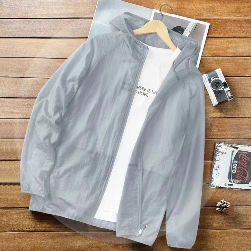 Quick Dry Breathable Sunscreen Lightweight Coat for Women And Men UV Protection Thin Jacket for Running Camping Hiking Traveling - Image 3